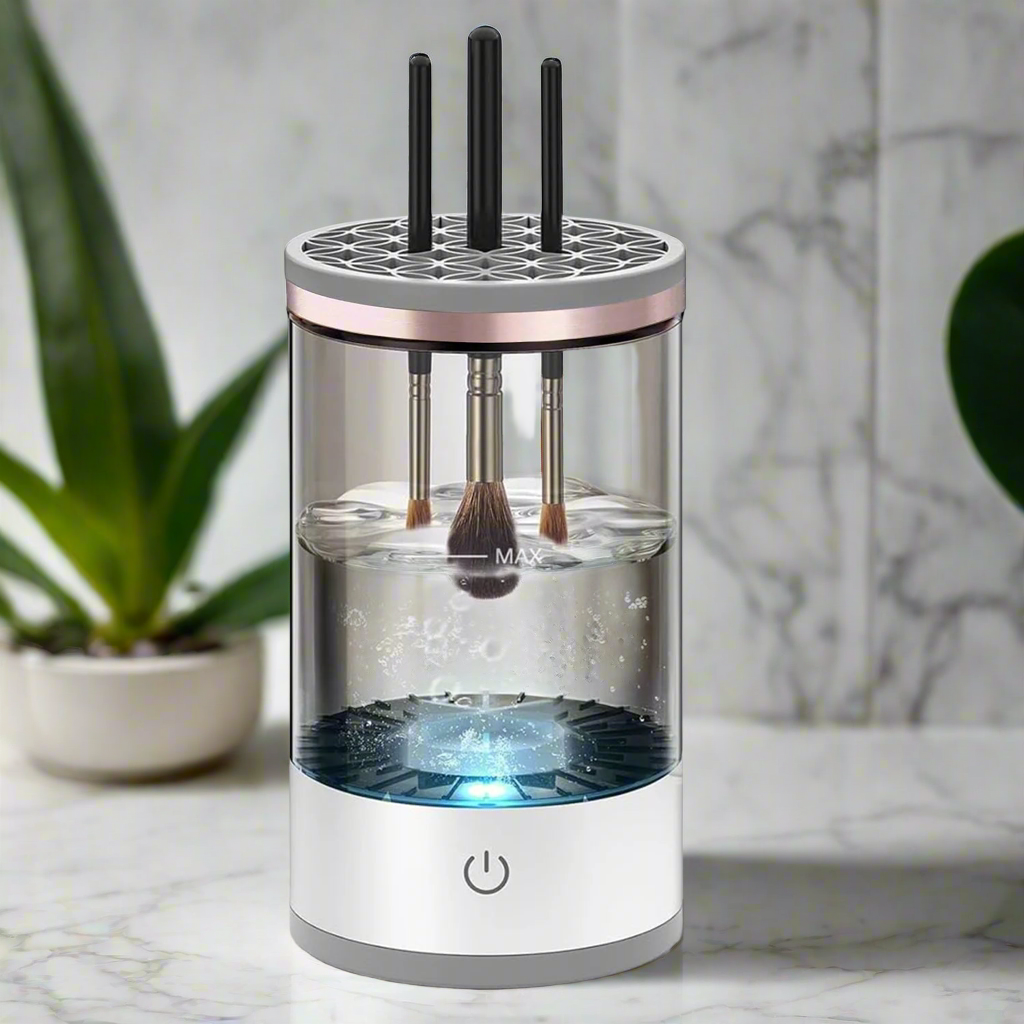 Automatic Spinning Cosmetic Brush Cleaner