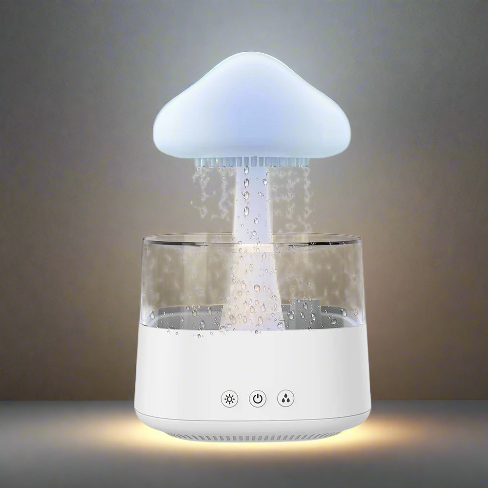 7 Colors Raindrop Cloud Humidifier Night Light