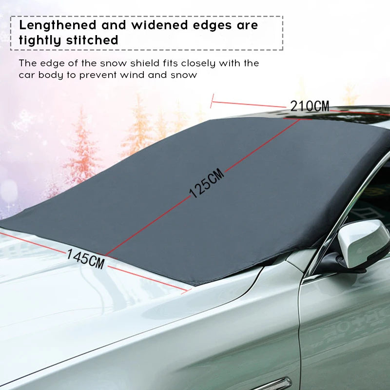 Waterproof Magnetic Sunshade Cover Car Windshield Snow Sun Shade Car Front Windscreen Covers Anti-Frost Winter Wind Protector