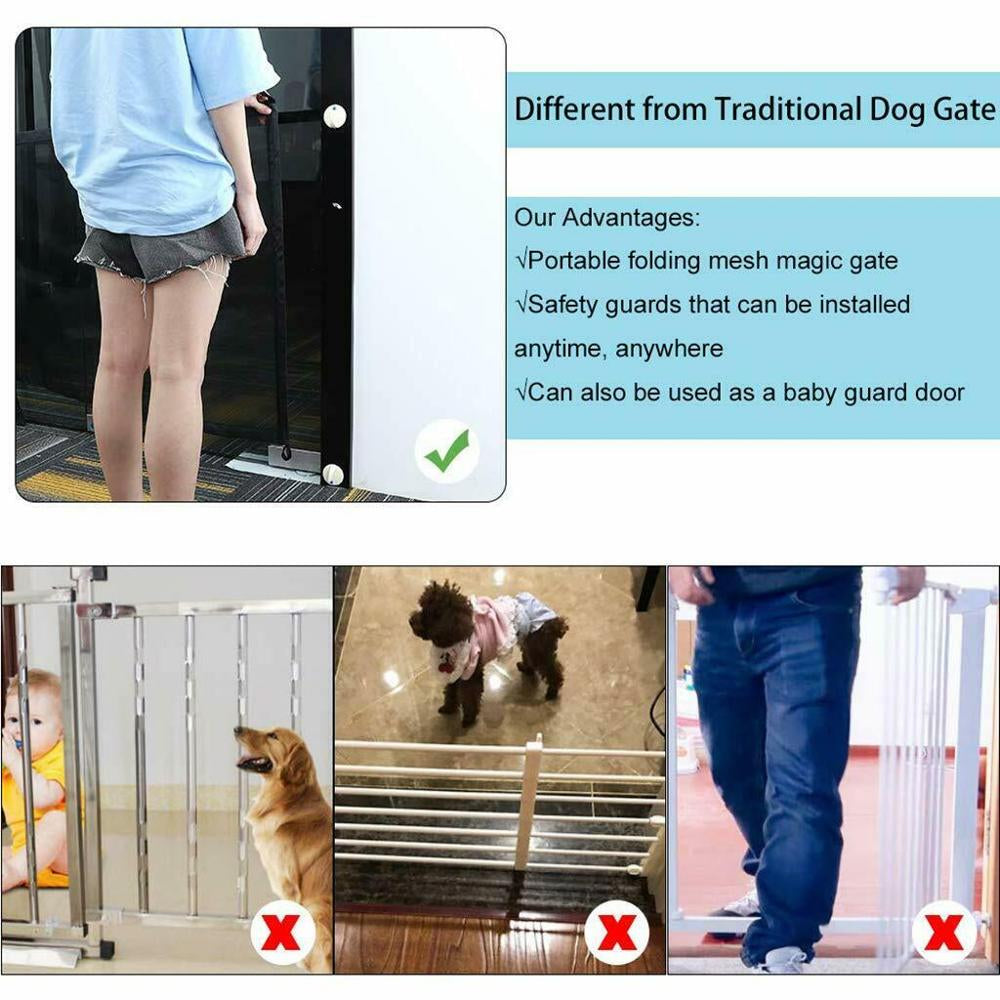 Long lasting Mesh Baby Gate - Ensuring kids Safety with a Secure Fence Enclosure